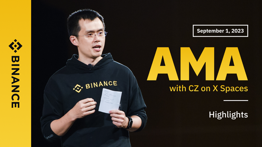 赵长鹏 AMA 要点：币安FUD、BNB链、个人生活、以及对加密货币的看法