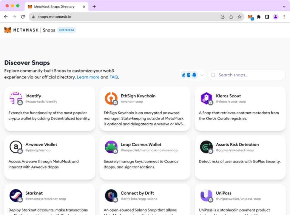MetaMask Snap 技术解读：开发体验、能力限制、安全性和商业潜力  第1张