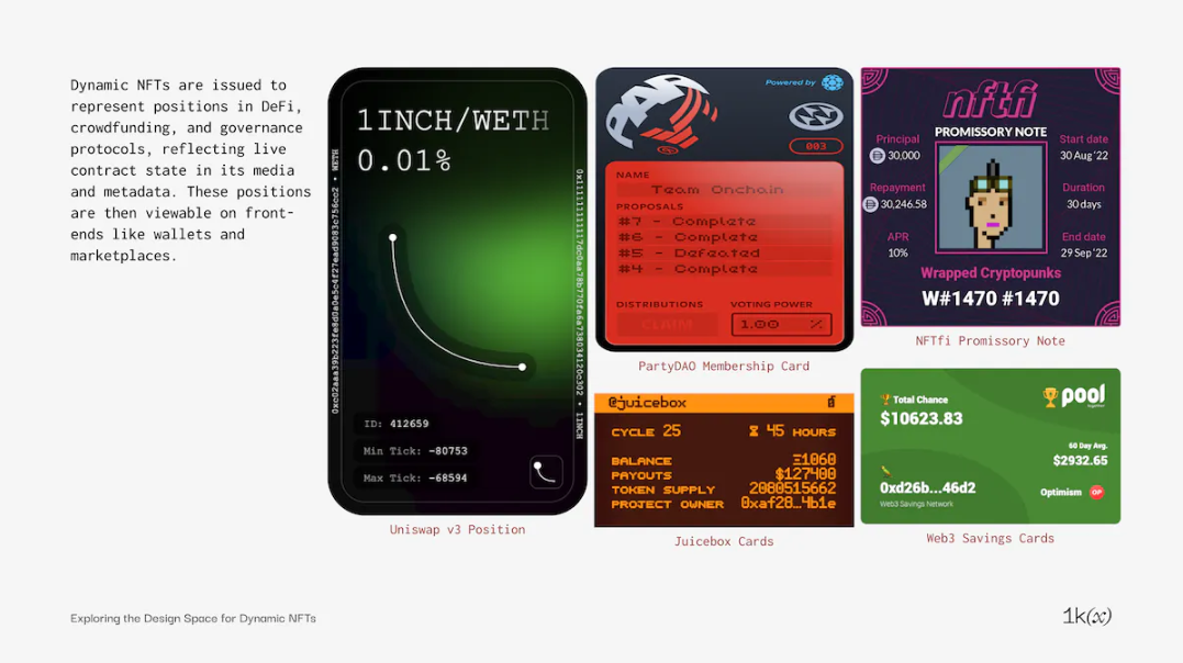 1kx：探索动态NFT的设计空间  第10张