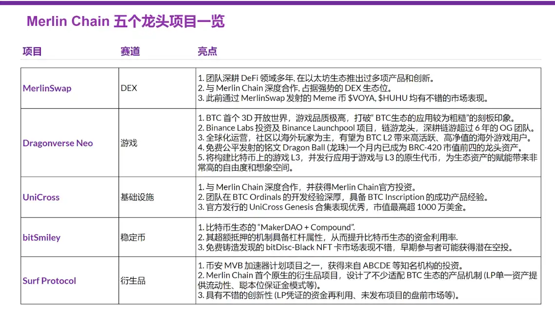 一文读懂Merlin Chain的五个王牌项目，全网最详细  第1张