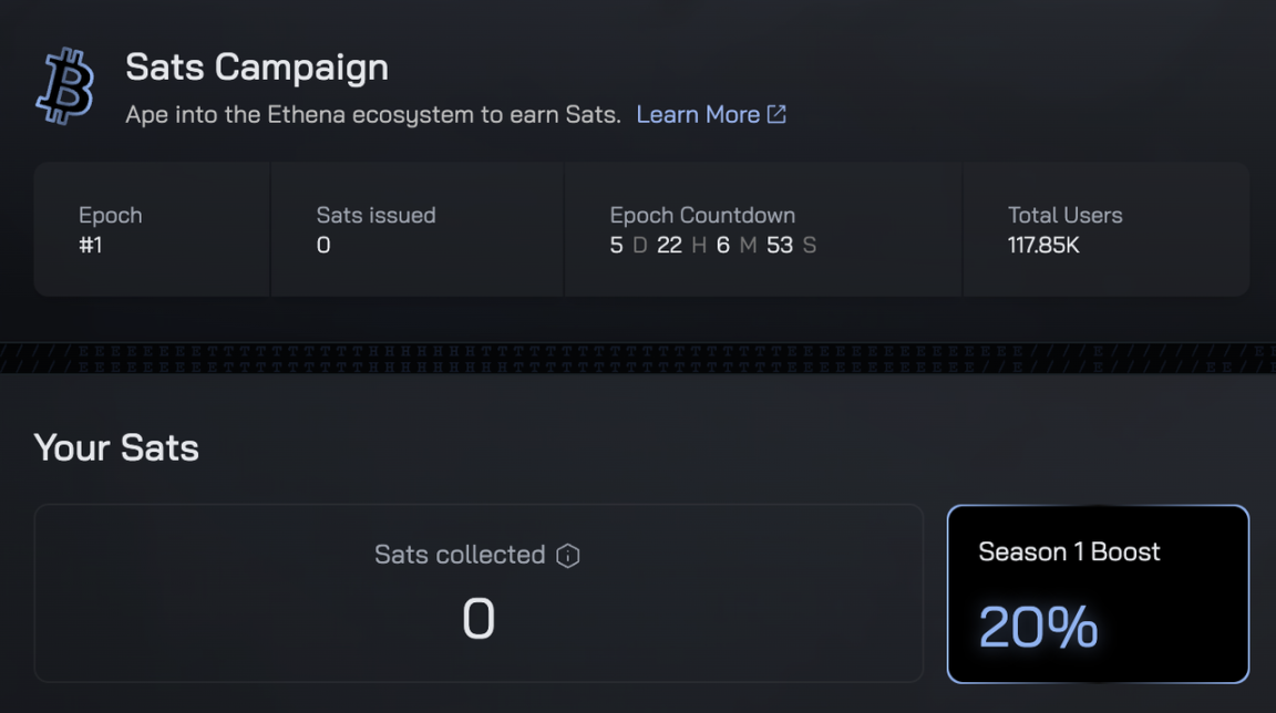 如何玩转 Ethena 第二季「Sats」空投活动？  第9张