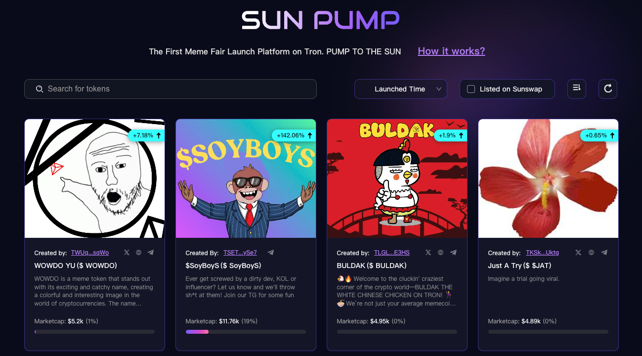 Sun Pump超越 Pump.fun： Memecoin 领域的新霸主崛起！  第2张