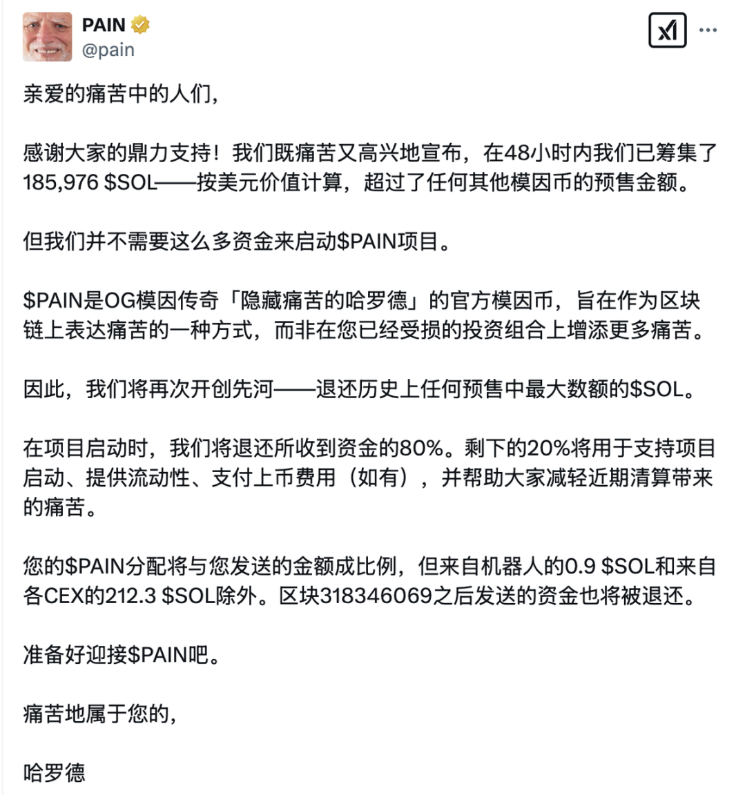 「活着的迷因」PAIN：一场从痛苦到繁荣的加密文化实验  第1张