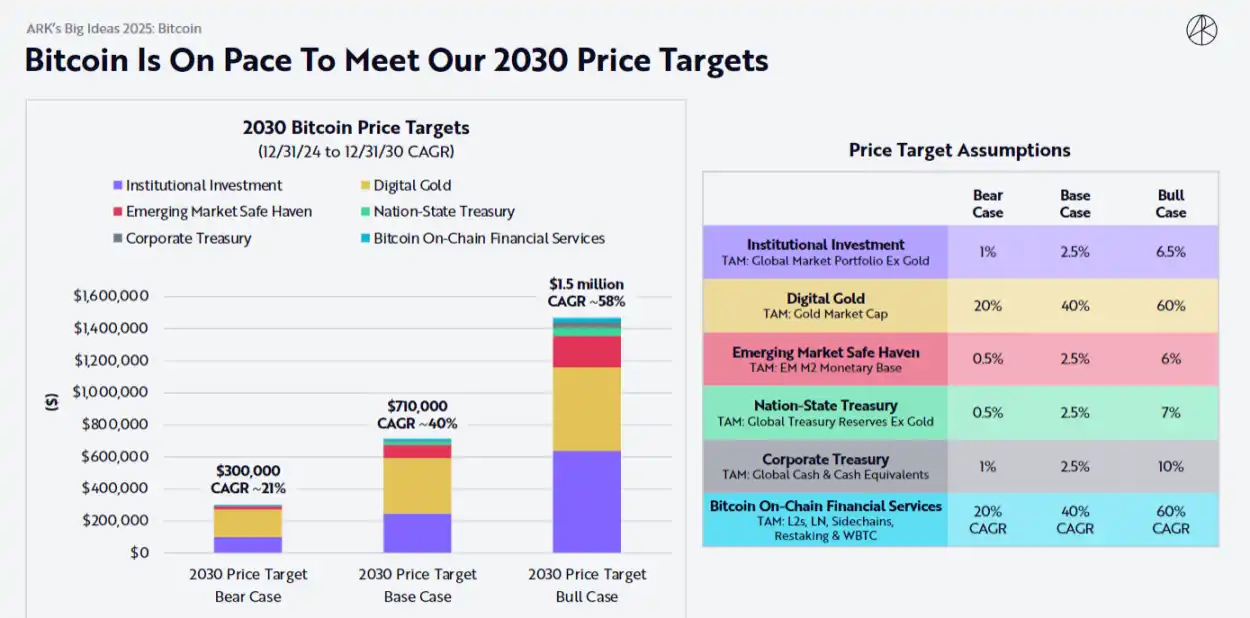 ARK「2025构想」：政府层面已开始探索加密货币，2030年BTC至少涨至30万美元  第2张