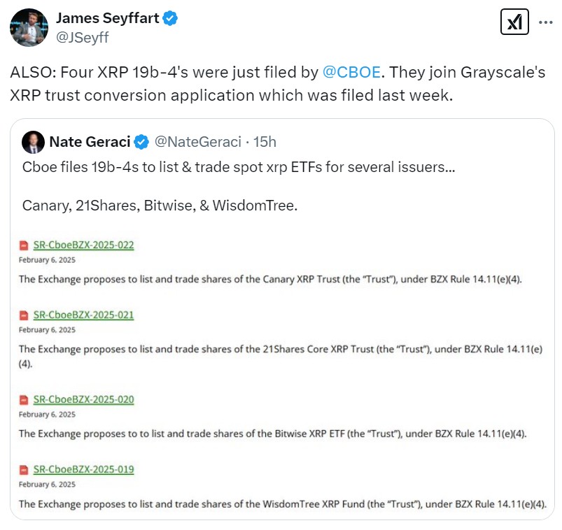 Solana 与 XRP 竞逐现货 ETF 批准  第3张