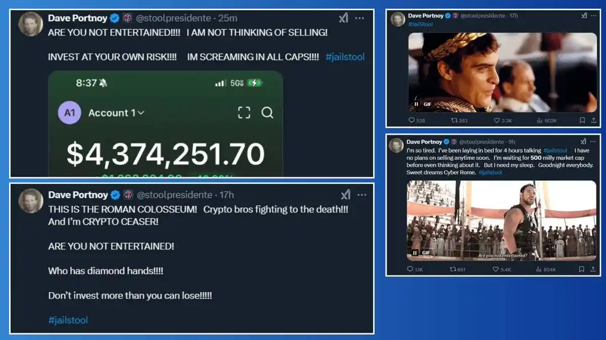 $JAILSTOOL速通复盘：名人一条推文，3小时飙升至1.5亿美元市值  第12张