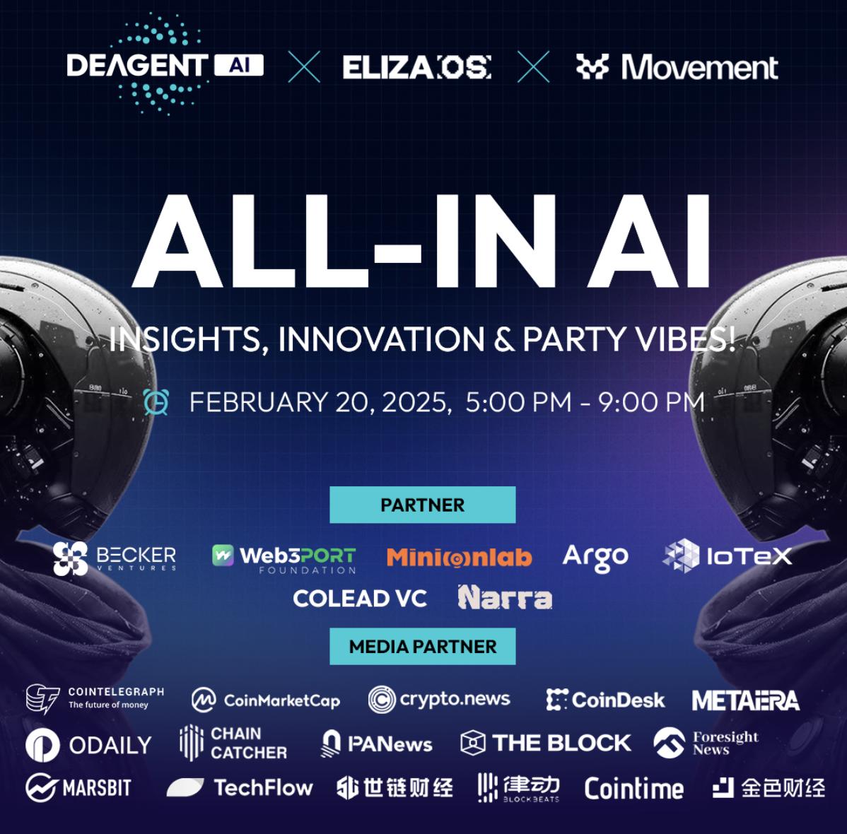 DeAgentAI「ALL IN AI」主题边会盛大落幕:引爆AI与Web3融合新纪元 第1张