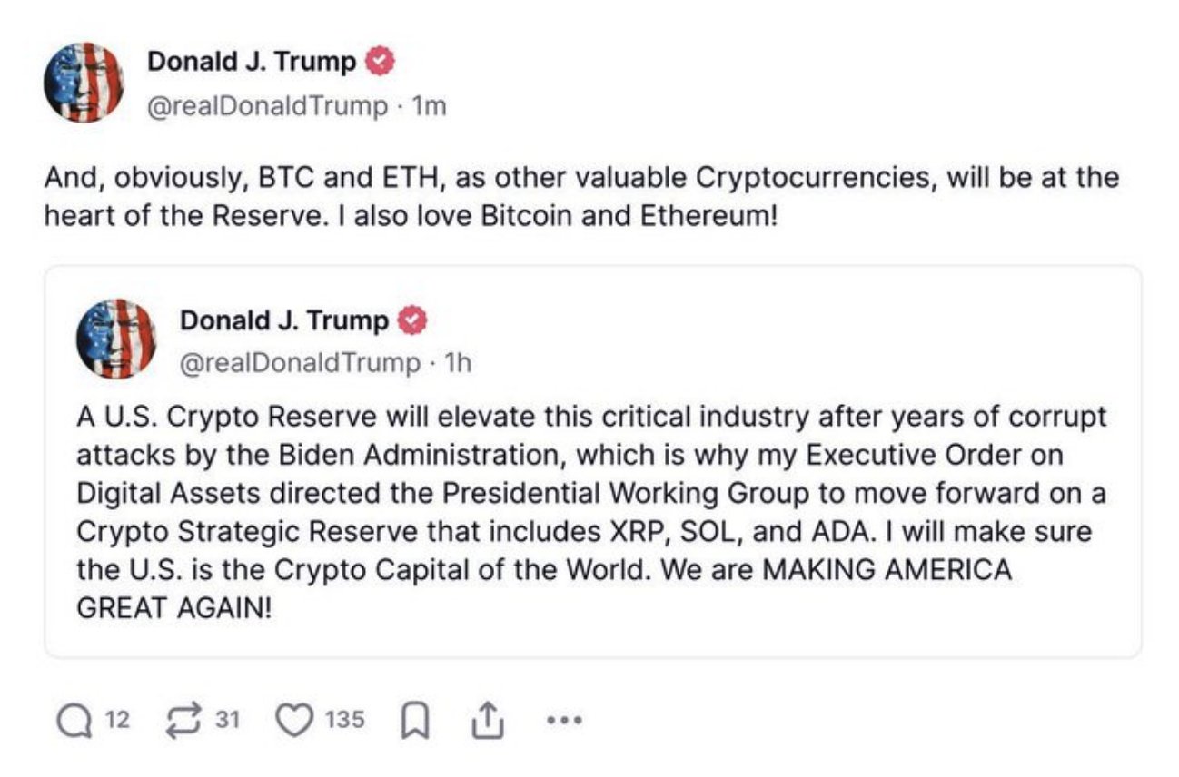 比特币成美国官方储备资产，历史性时刻到来！  第1张