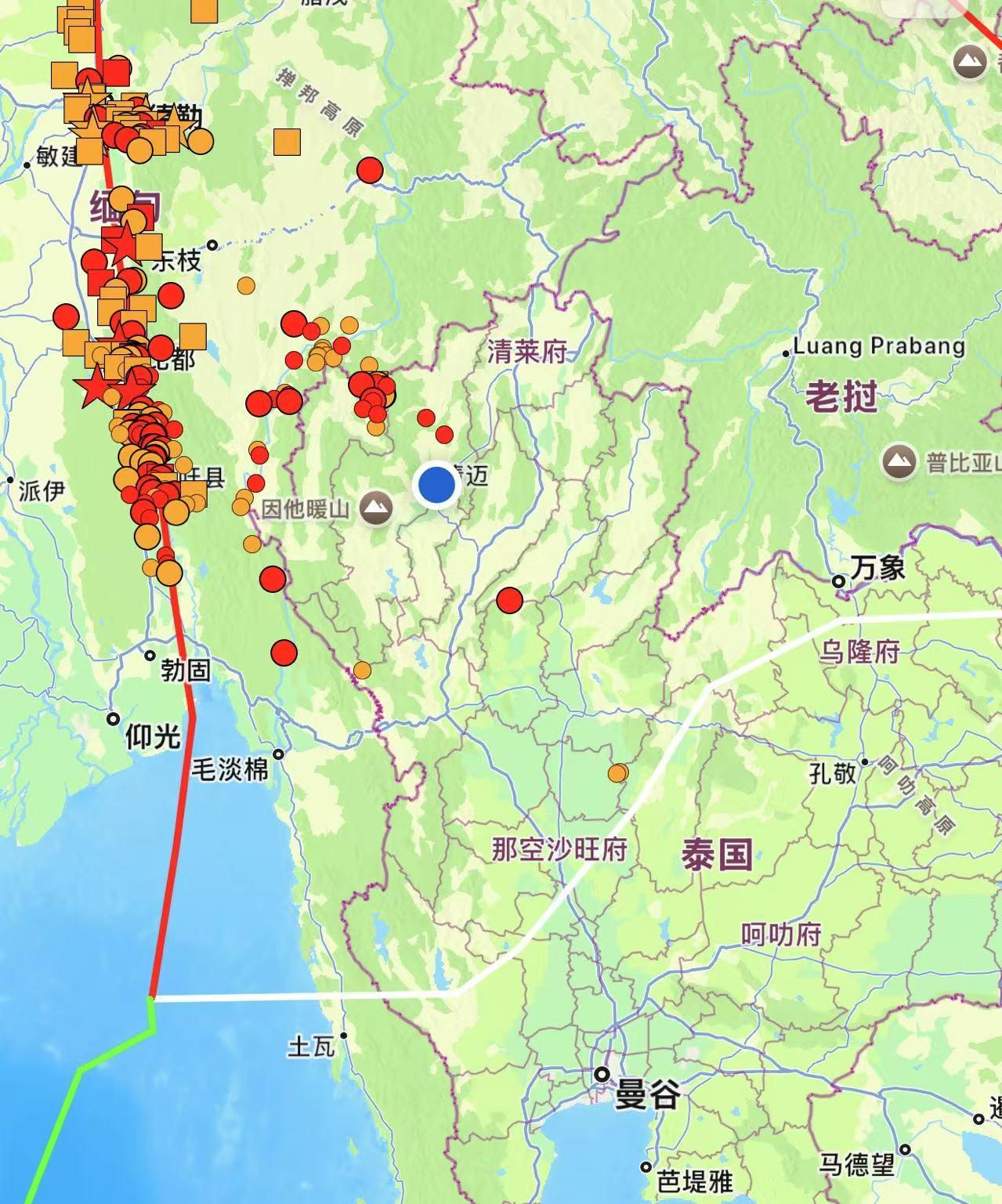 亲历 7.7 级地震，清迈数字游民见闻录  第3张