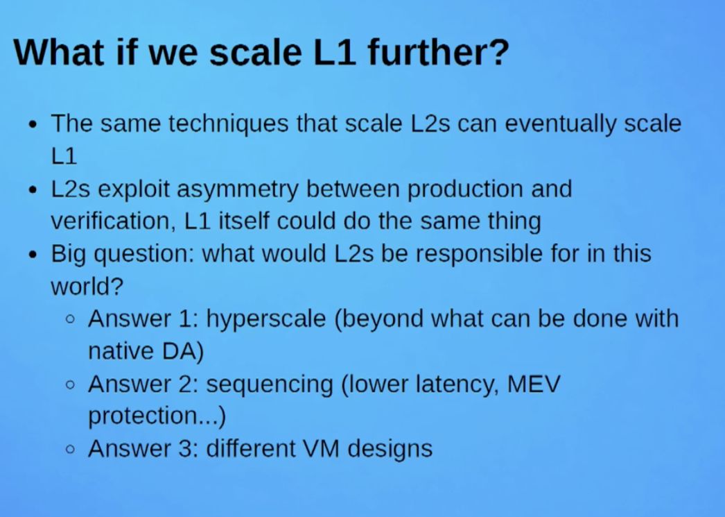 Vitalik 最新演讲速览：将以太坊 L1 打造为「世界计算机」的核心  第3张