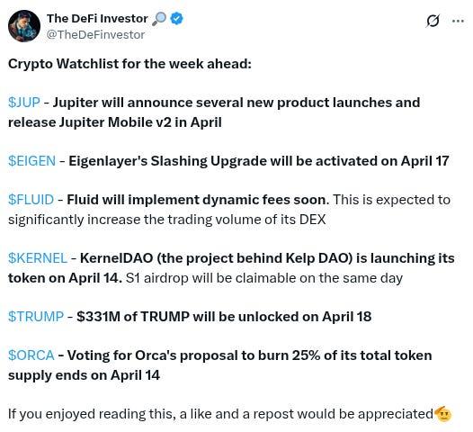 《The Daily Degen》 - 2025年4月13日  第15张