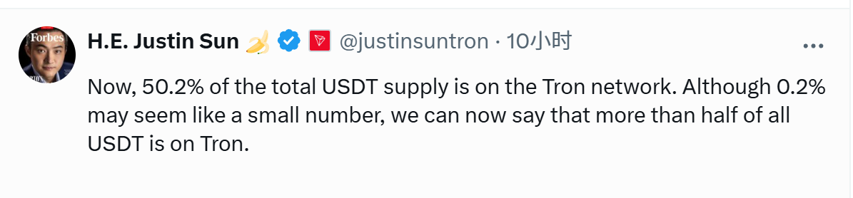 孙宇晨再创里程碑：波场TRON USDT发行量超750亿，力压以太坊称霸市场  第3张