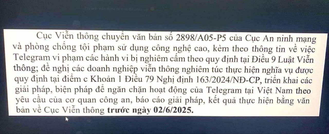 越南要求屏蔽Telegram应用程序,因为在网络空间存在严重违规 越南因严重侵犯网络空间权利请求屏蔽Telegram应用 第2张