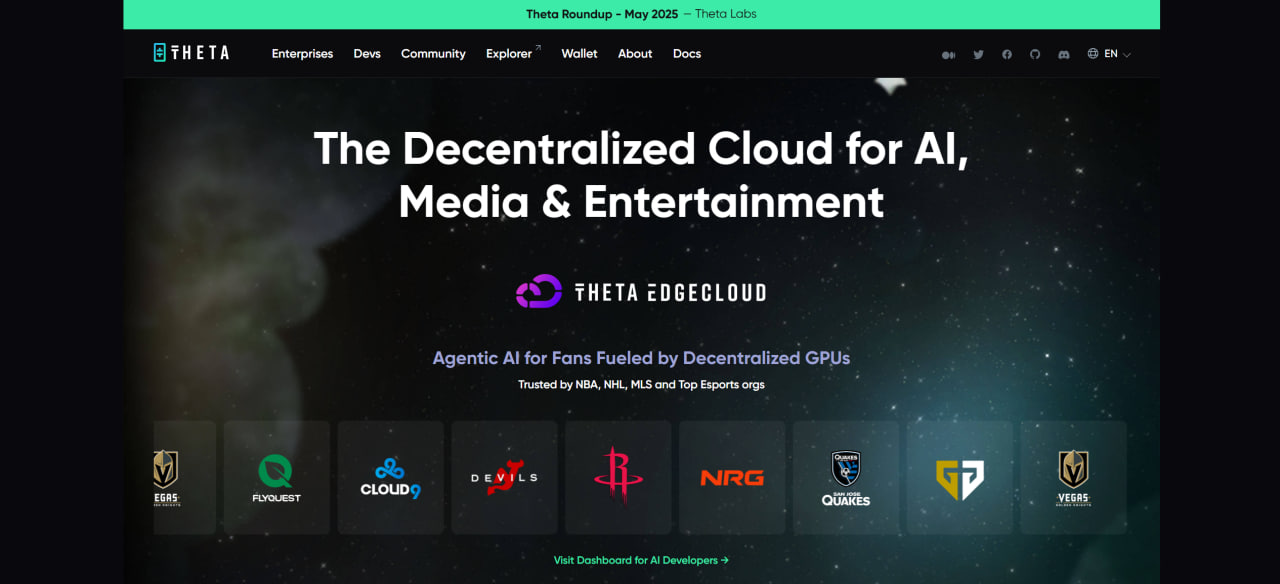 THETA Network (THETA) 是什么?关于 Theta Network 项目的最新信息 什么是Theta Network (THETA)? Theta Network项目最新资讯 第1张