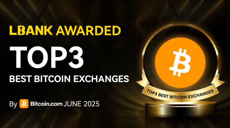 LBank 荣登 Bitcoin.com「2025 年 6 月最佳比特币交易所」前三甲 第1张