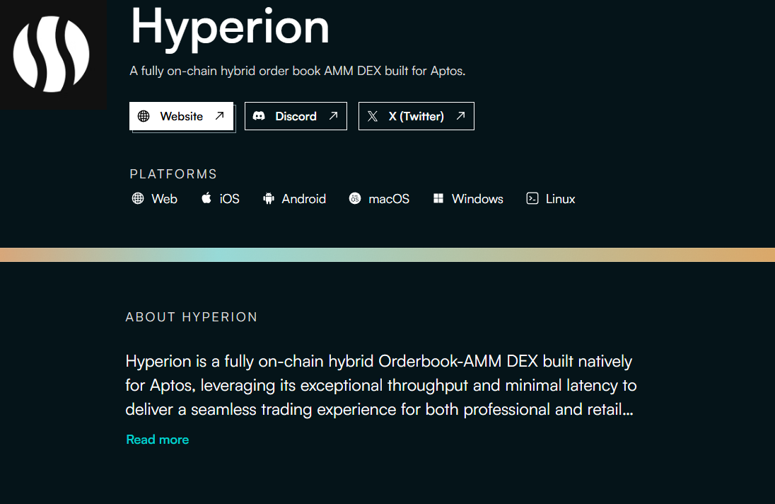 Hyperion:复刻以太坊「DeFi 战争」的胜利剧本,铸造 Aptos 的流动性未来 第1张