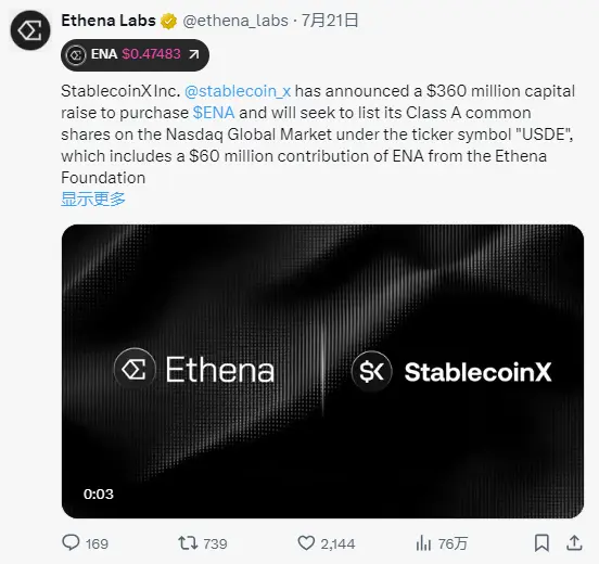 ENA 暴涨50%?真正的FOMO在费用开关后! 第3张