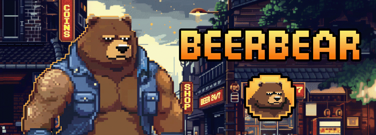 啤酒主题Meme币 BeerBear ($BEER) 开放预售,能否复制PNUT与PENGU的成功路径? 第1张